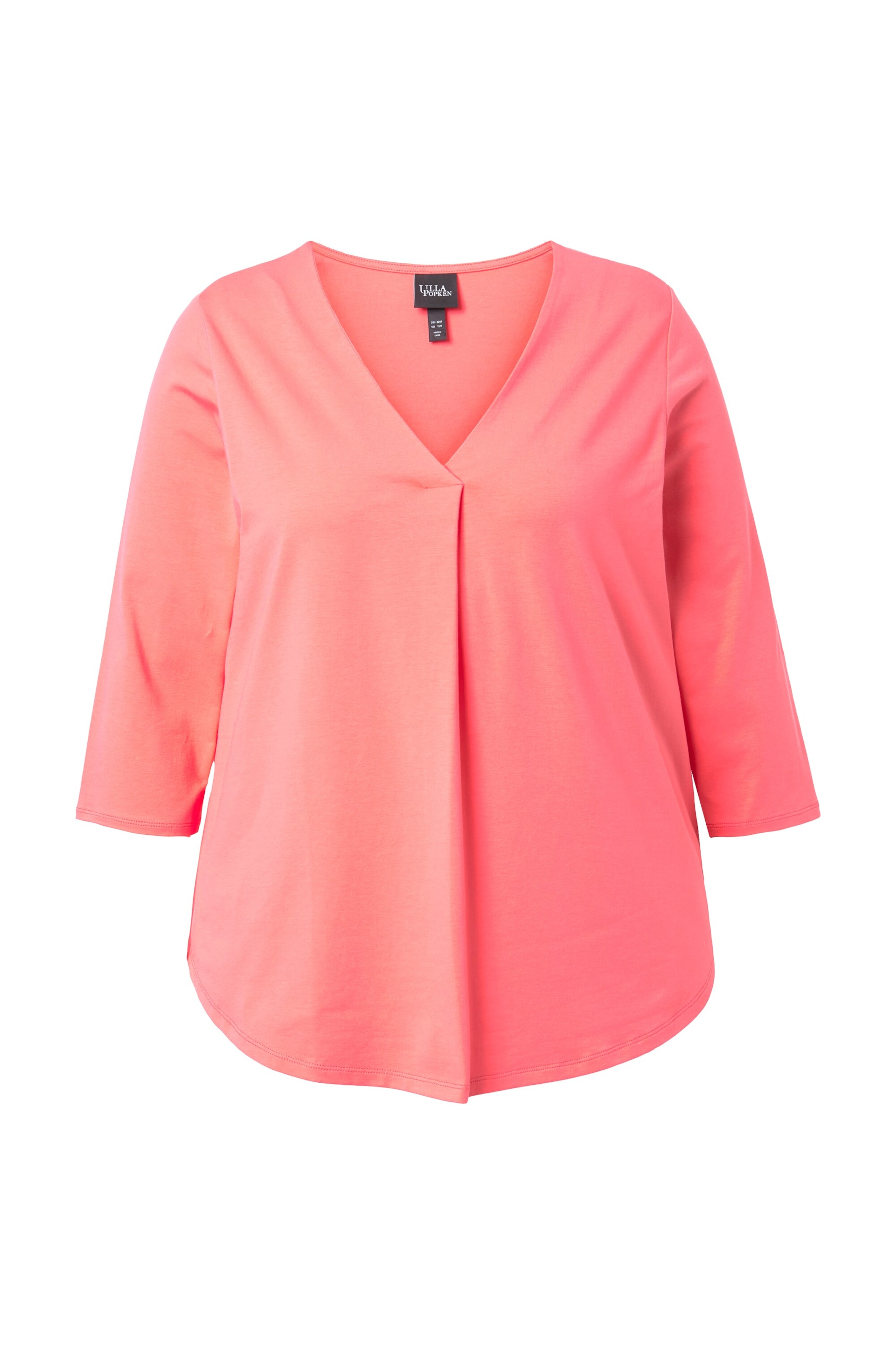 Ulla Popken Shirt in Oranje: voorkant