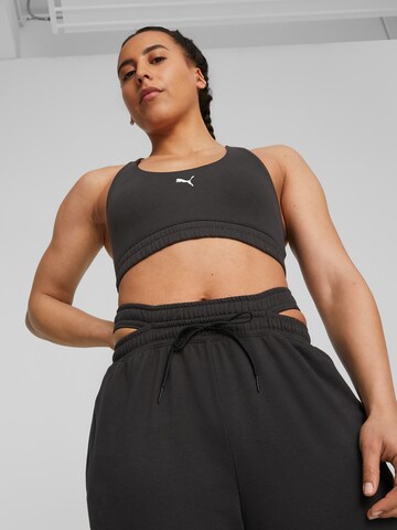 Bustier Soutien-gorge de sport PUMA en noir : devant