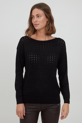 Fransa Sweater 'Dechimmer' in Black: front