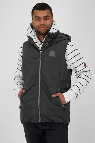 Gilet 'BlazeAK' di Alife and Kickin in grigio: frontale