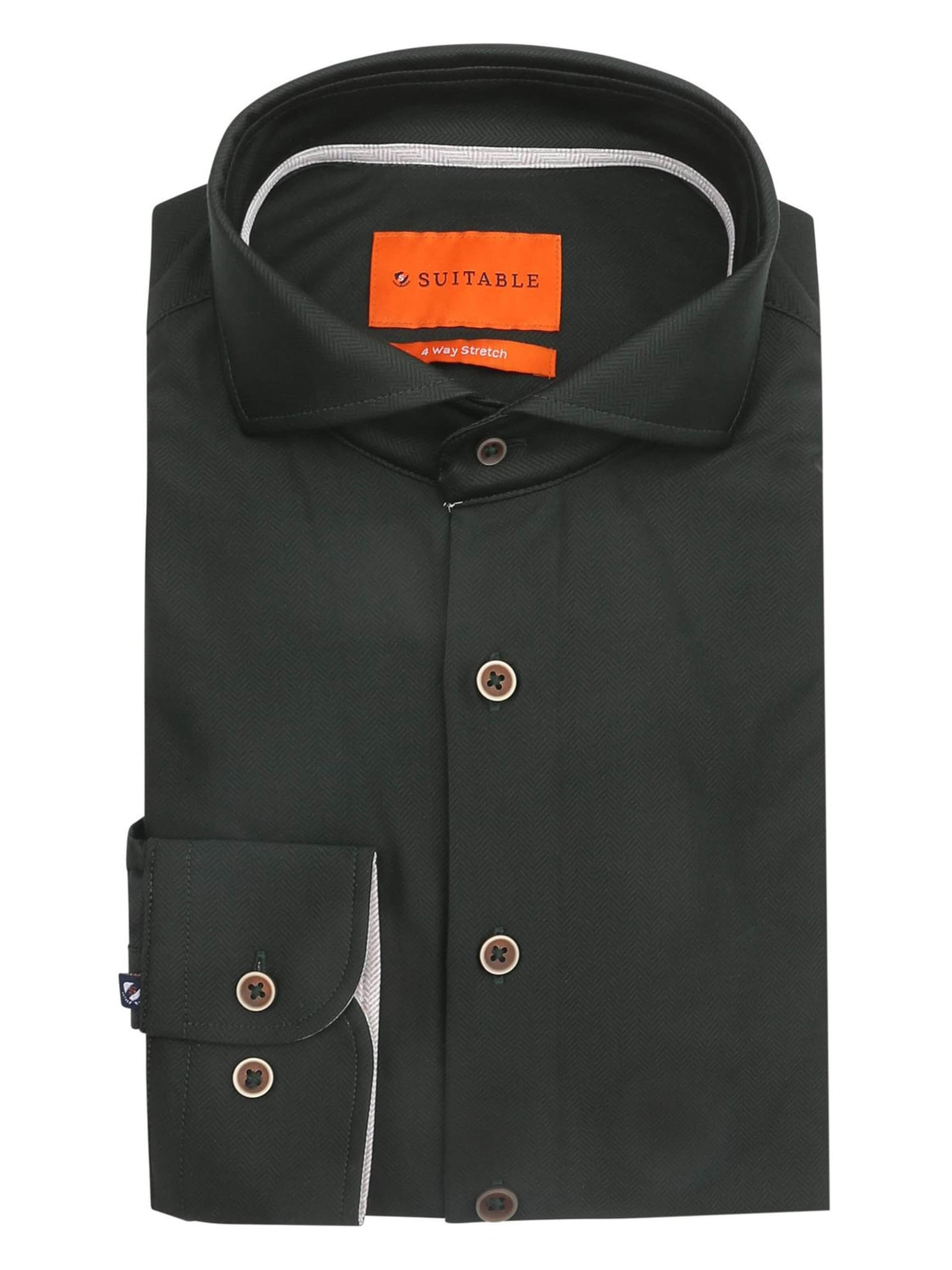 Suitable Regular Fit Hemd‌‌‌‌‌‌‌‌‌‌ in Grün: Vorderseite