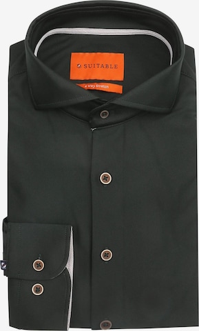 Suitable Regular Fit Hemd in Grün: Vorderseite