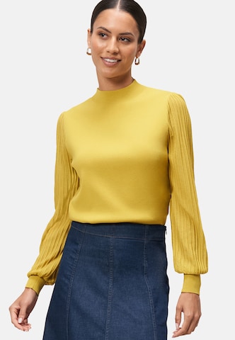 Pullover di zero in giallo: frontale