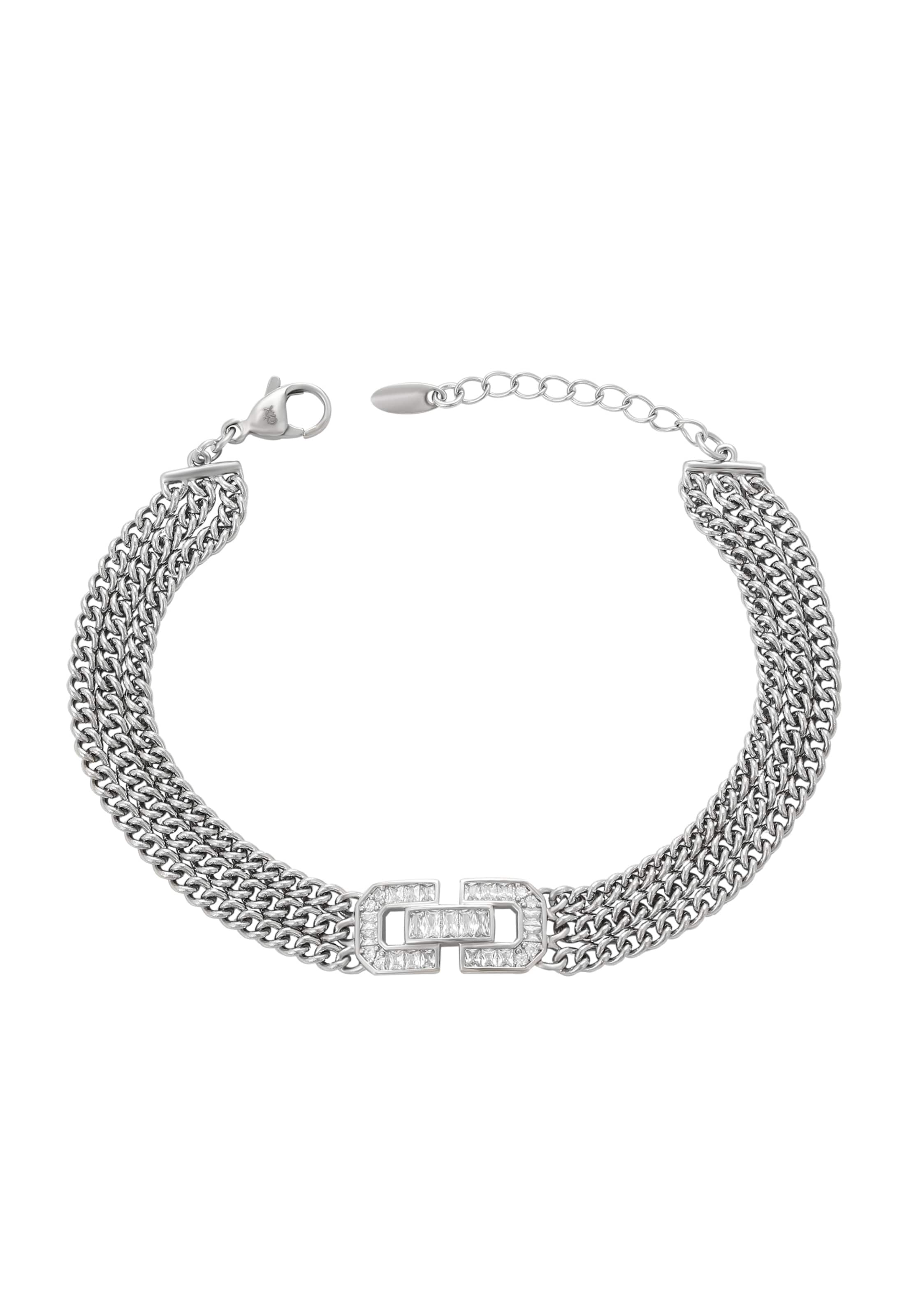 Gaya Armband in silber, Produktansicht