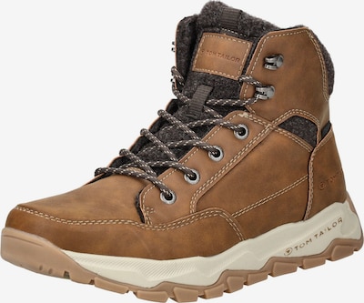 TOM TAILOR Nauhabootsit värissä umbra / tummanruskea, Tuotenäkymä