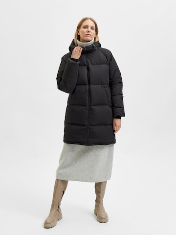 SELECTED FEMME Winter coat 'Mina' in Black