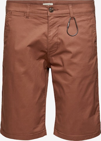 ESPRIT Regular Broek in Bruin: voorkant