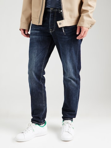 Goldgarn Tapered Farmer 'U2' - kék: elől