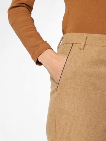 MAX&Co. Regular Pleated Pants in Brown