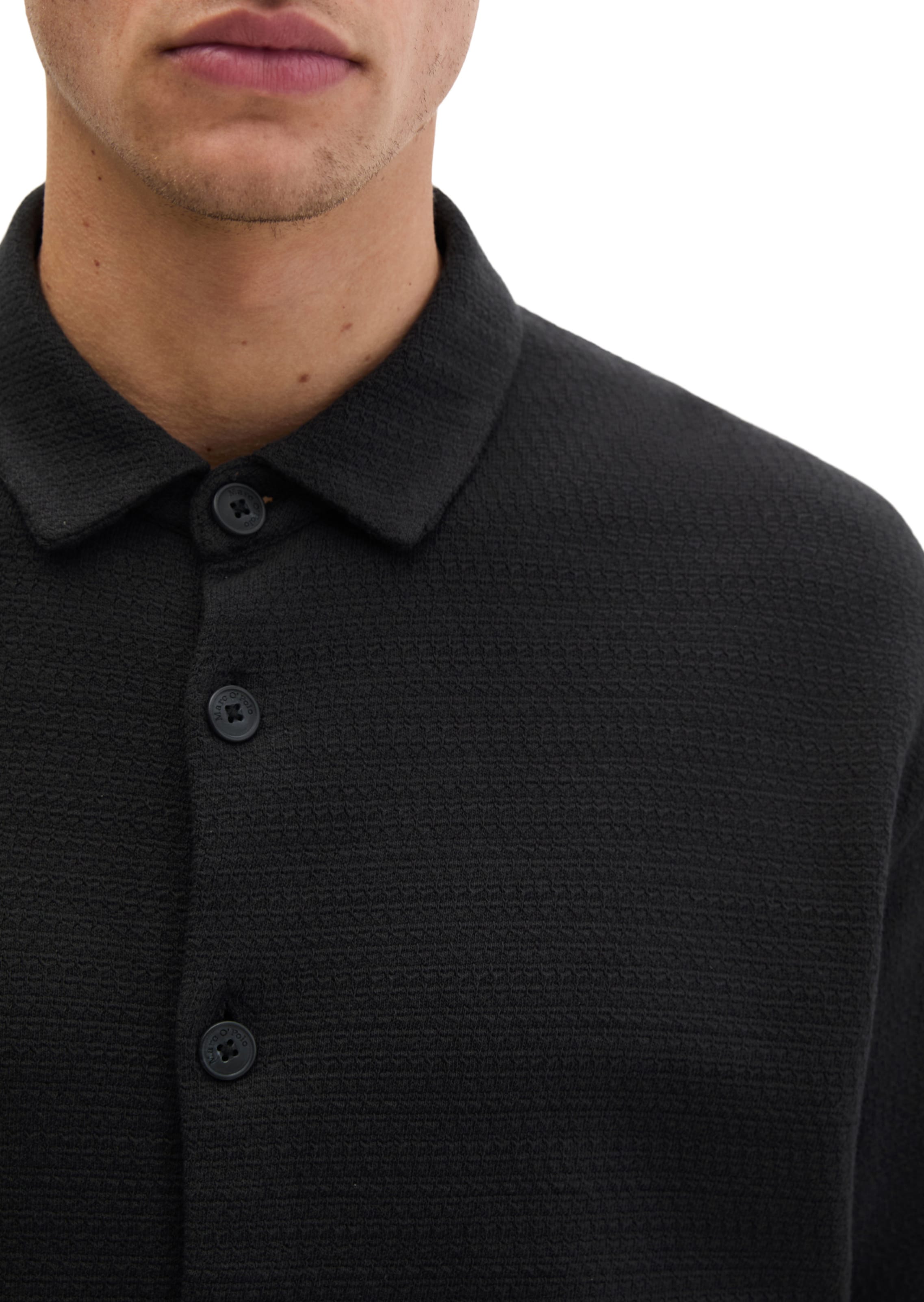 Coupe regular Chemise Marc O'Polo en noir