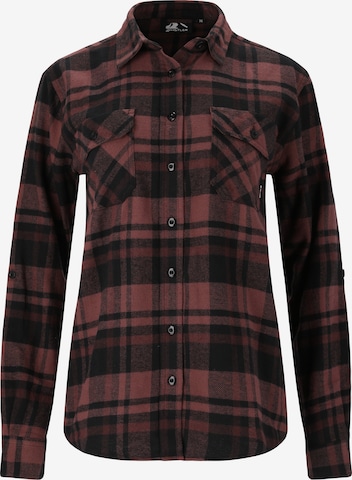 Whistler Athletic Button Up Shirt 'Dodo' in Red: front