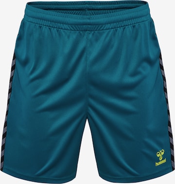 Hummel Športne hlače 'AUTHENTIC' | modra barva: sprednja stran
