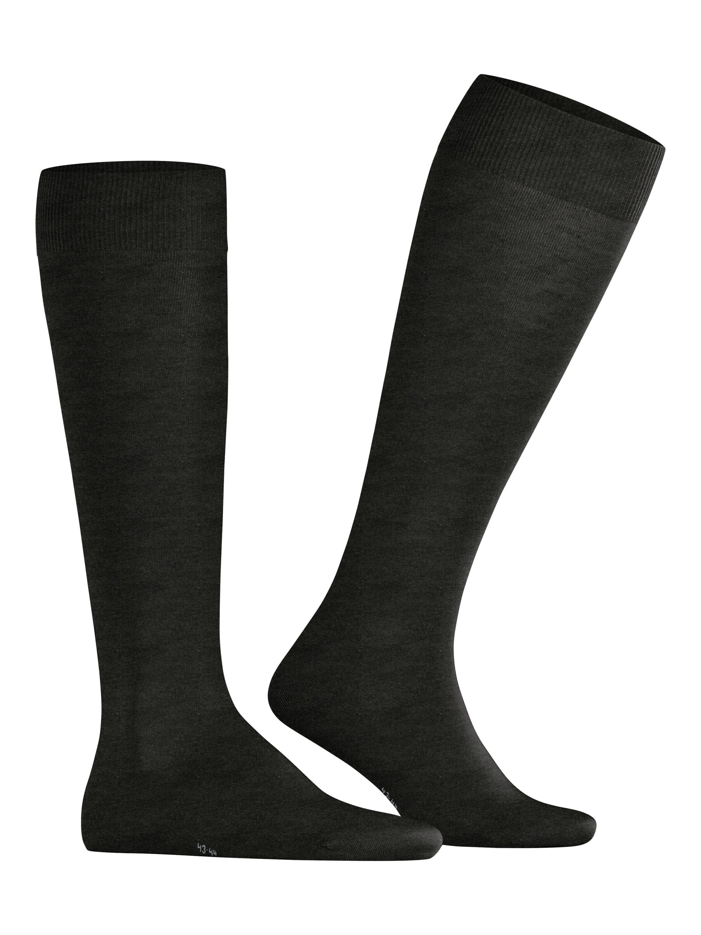 FALKE Knee High Socks 'ClimaWool' in Grey