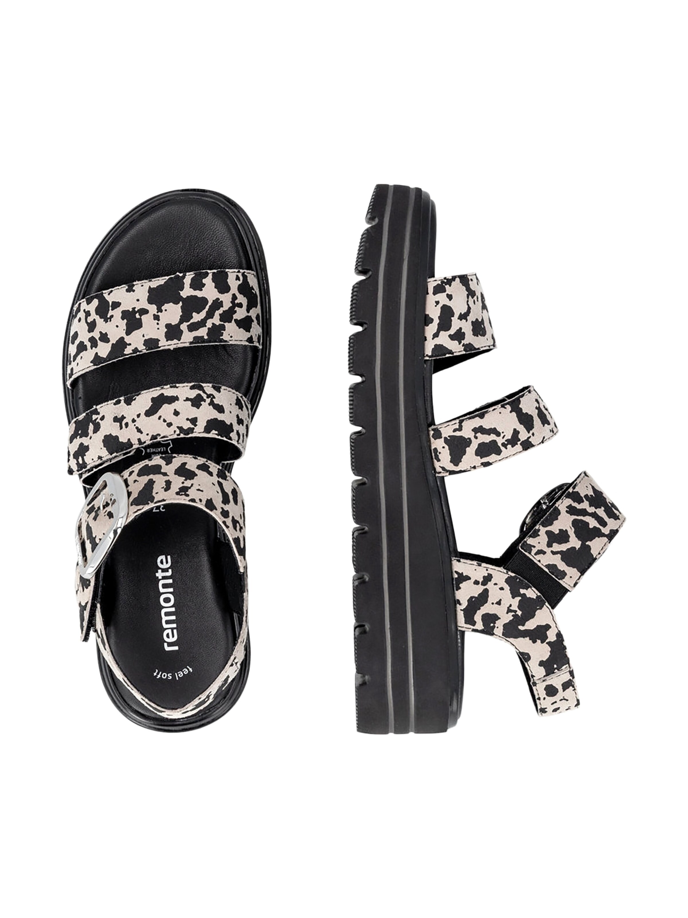 REMONTE Strap sandal in Beige