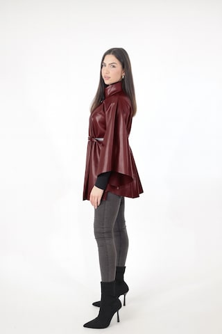 Veste mi-saison Elara en rouge