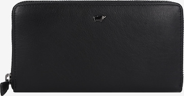 Braun Büffel Wallet 'Anna' in Black: front