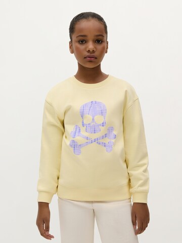 Scalpers Sweatshirt in Gelb: Vorderseite