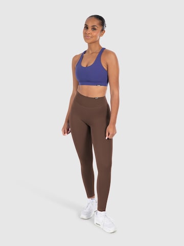 Smilodox Skinny Leggings 'Selina' in Brown