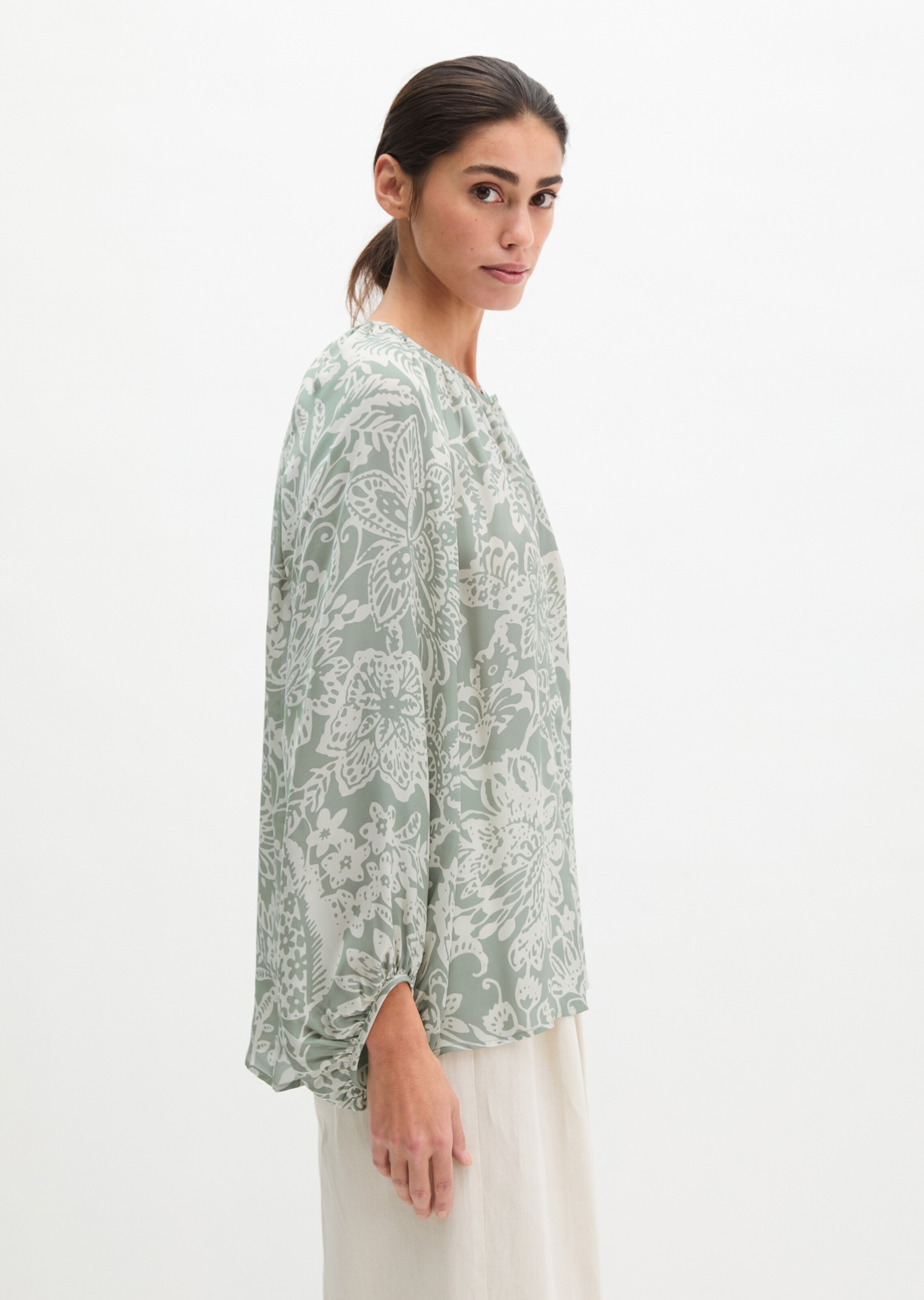 Marc O'Polo Bluse in Grün