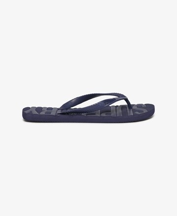 Tongs Superdry en bleu