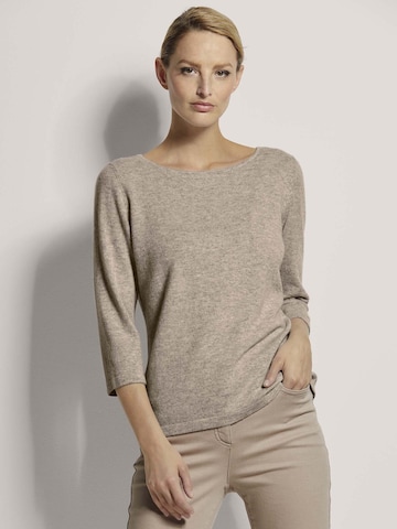 MADELEINE Trui in Beige: voorkant
