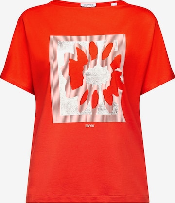 ESPRIT Shirt in Rood: voorkant