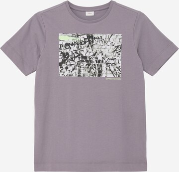 T-Shirt s.Oliver en violet : devant