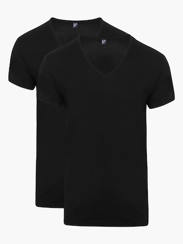 alan red Shirt 'Dean' in Black: front