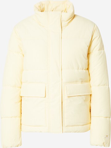 Champion Authentic Athletic Apparel Winter Jacket in Yellow: front