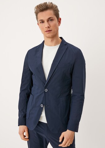 s.Oliver Slim fit Suit Jacket in Blue: front