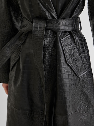 Manteau mi-saison ROUGE EDIT en noir