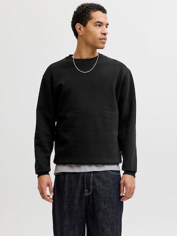 JACK & JONES Sweatshirt 'JJBradley' in Zwart: voorkant