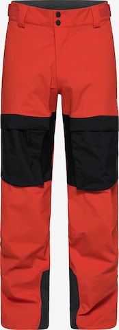 Haglöfs Regular Outdoor Pants 'Elation GTX' in Red: front