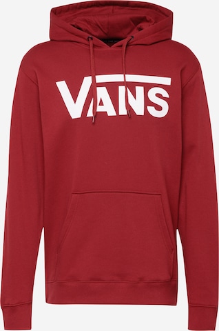 VANS Sweatshirt 'Classic II' in Red: front