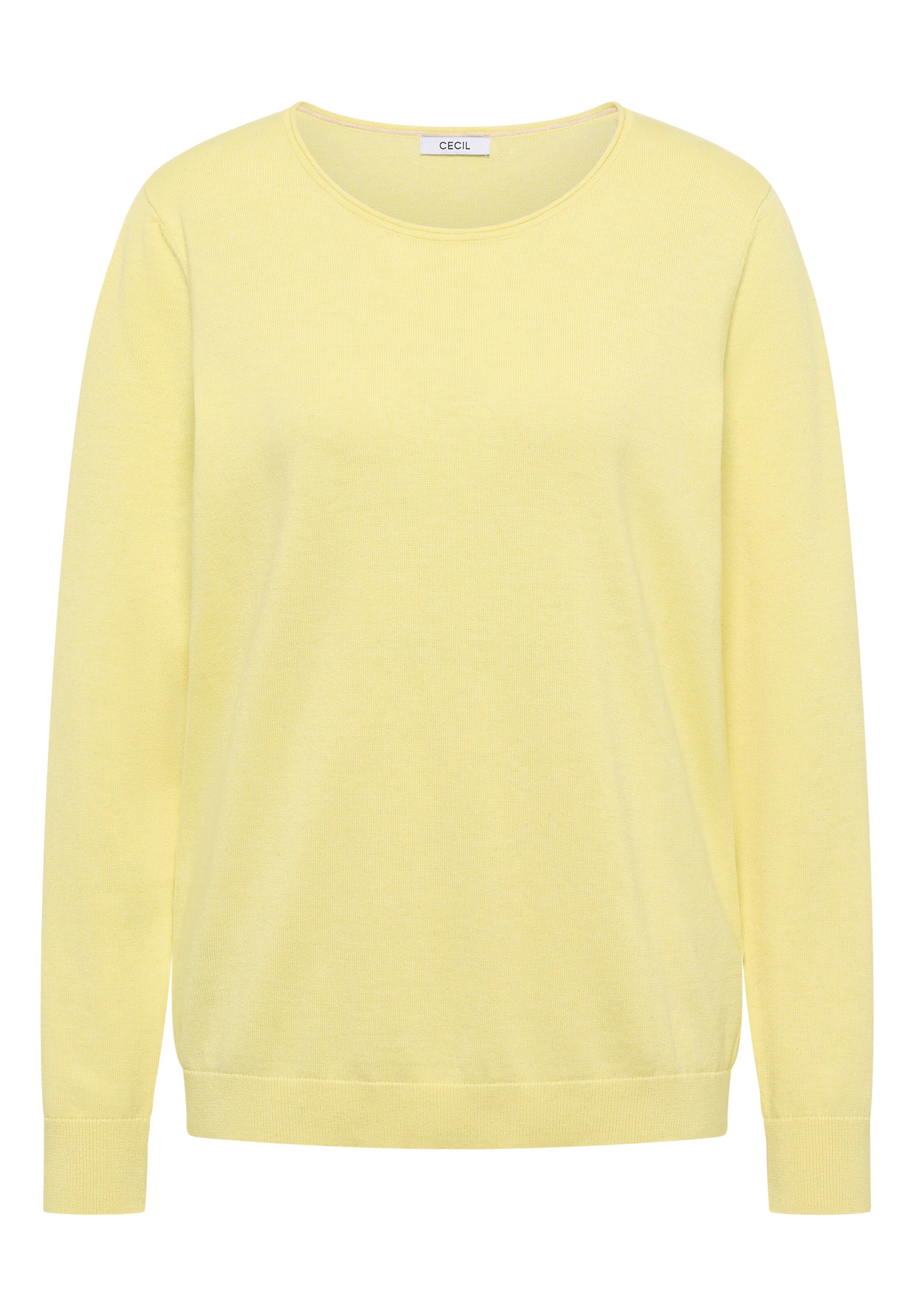 CECIL Pullover in Gelb: Vorderseite