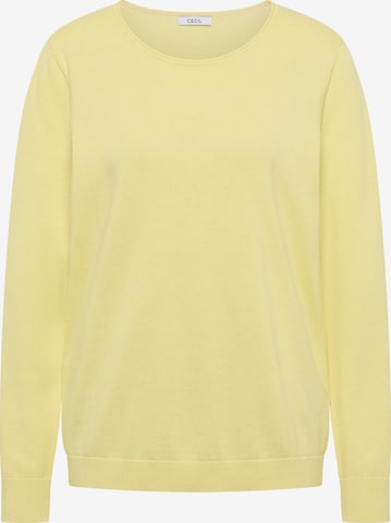 CECIL Pullover in Gelb: Vorderseite