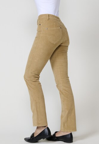 KOROSHI Normální Džíny – béžová
