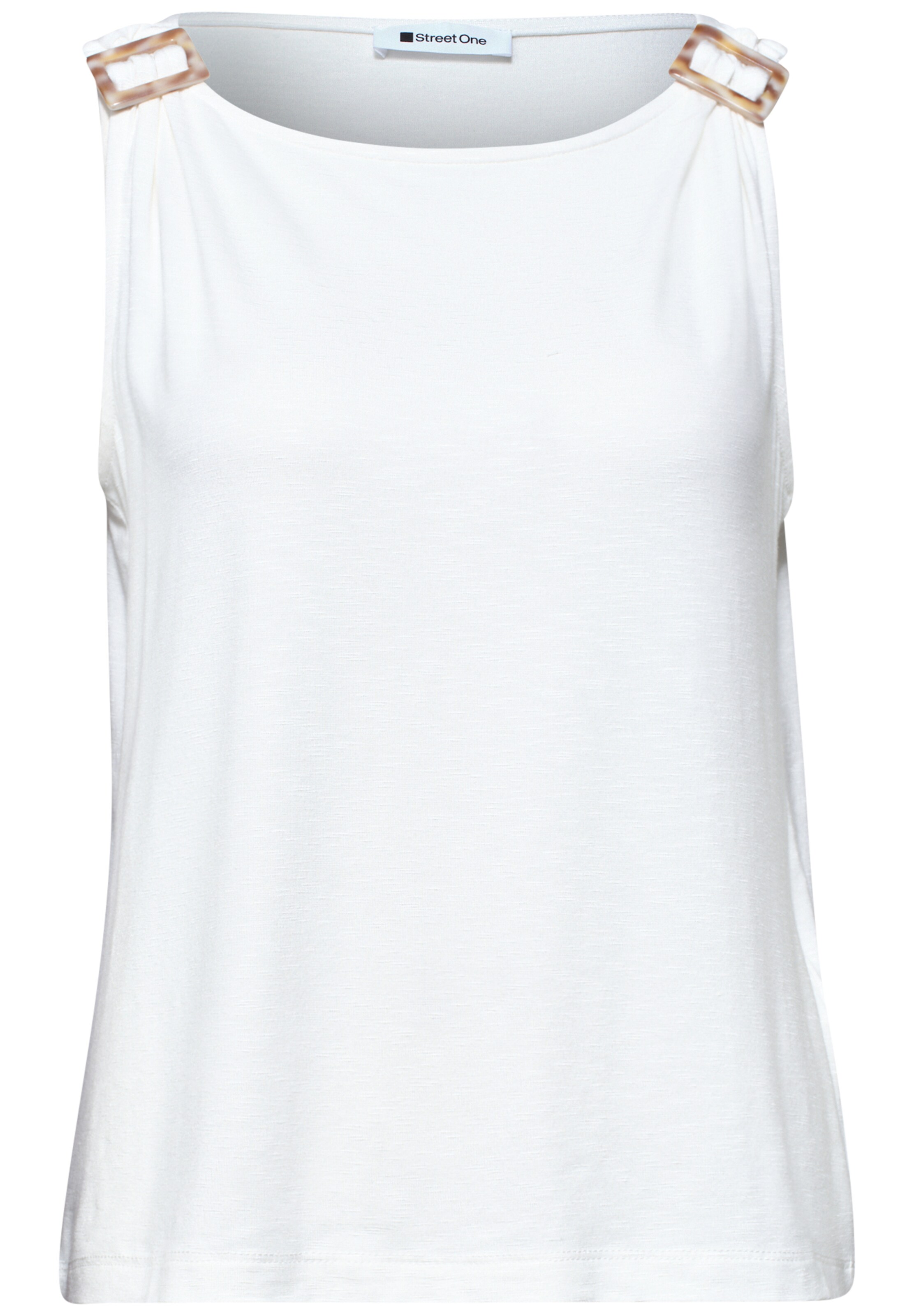 STREET ONE Top in White: front