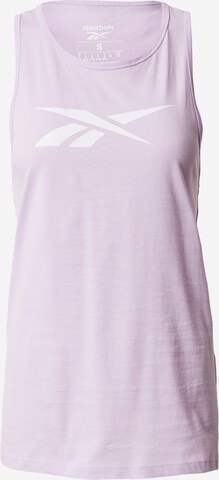 Reebok Sports Top in Purple: front