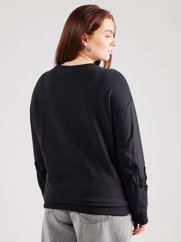 ONLY Carmakoma Sweatshirt 'CARHima' in Zwart