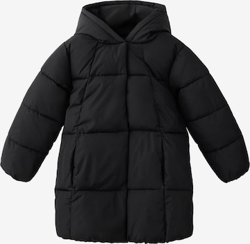 MANGO KIDS Mantel 'ANNA' in Zwart: voorkant