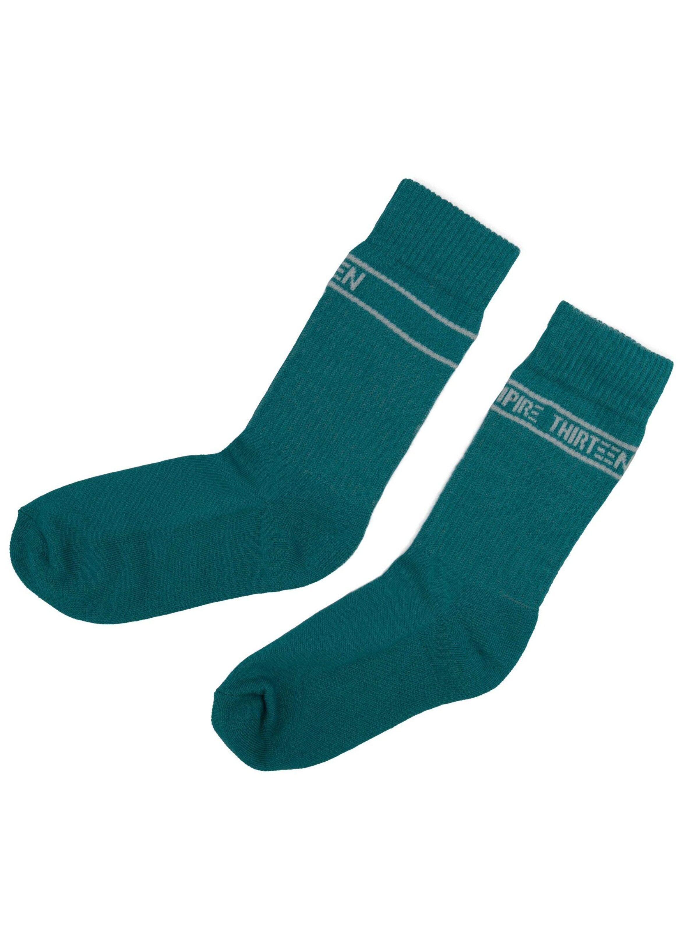 Empire-Thirteen Socks in Blue: front