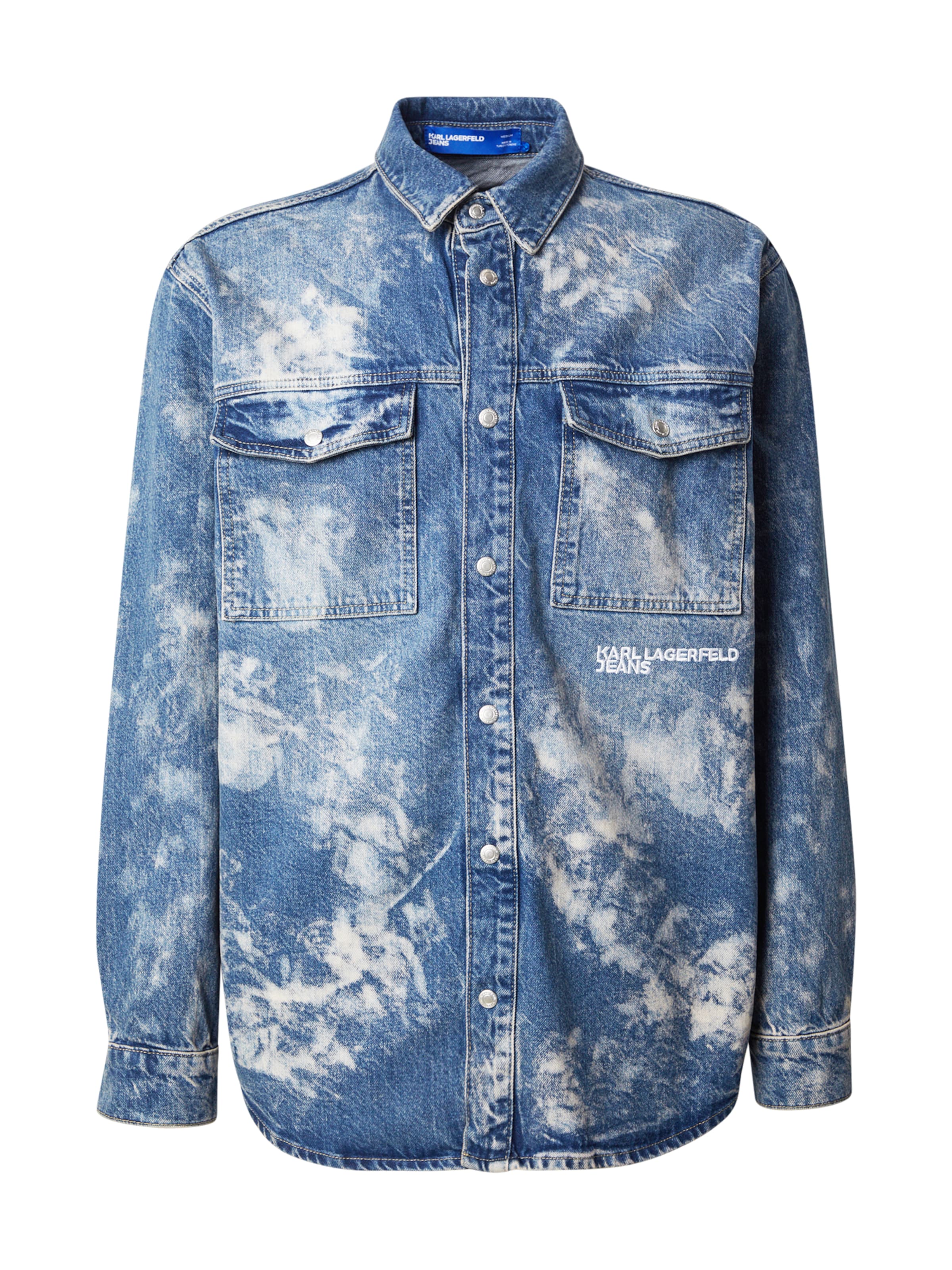 Comfort Fit Cămașă de la KARL LAGERFELD JEANS pe albastru: față