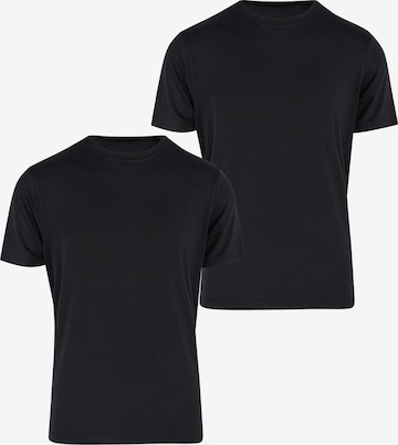 Maillot de corps ' Silver ' Blackspade en noir : devant