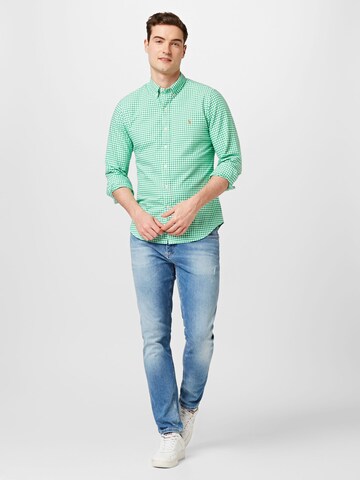 Polo Ralph Lauren - Ajuste estrecho Camisa en verde