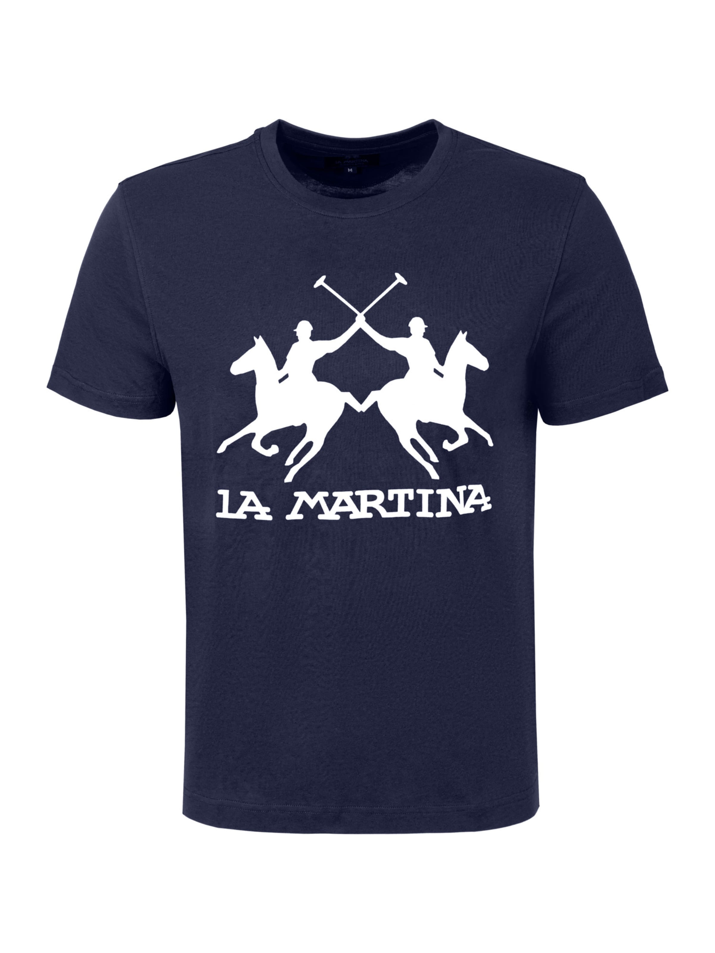La Martina T-Shirt in Blau: Vorderseite