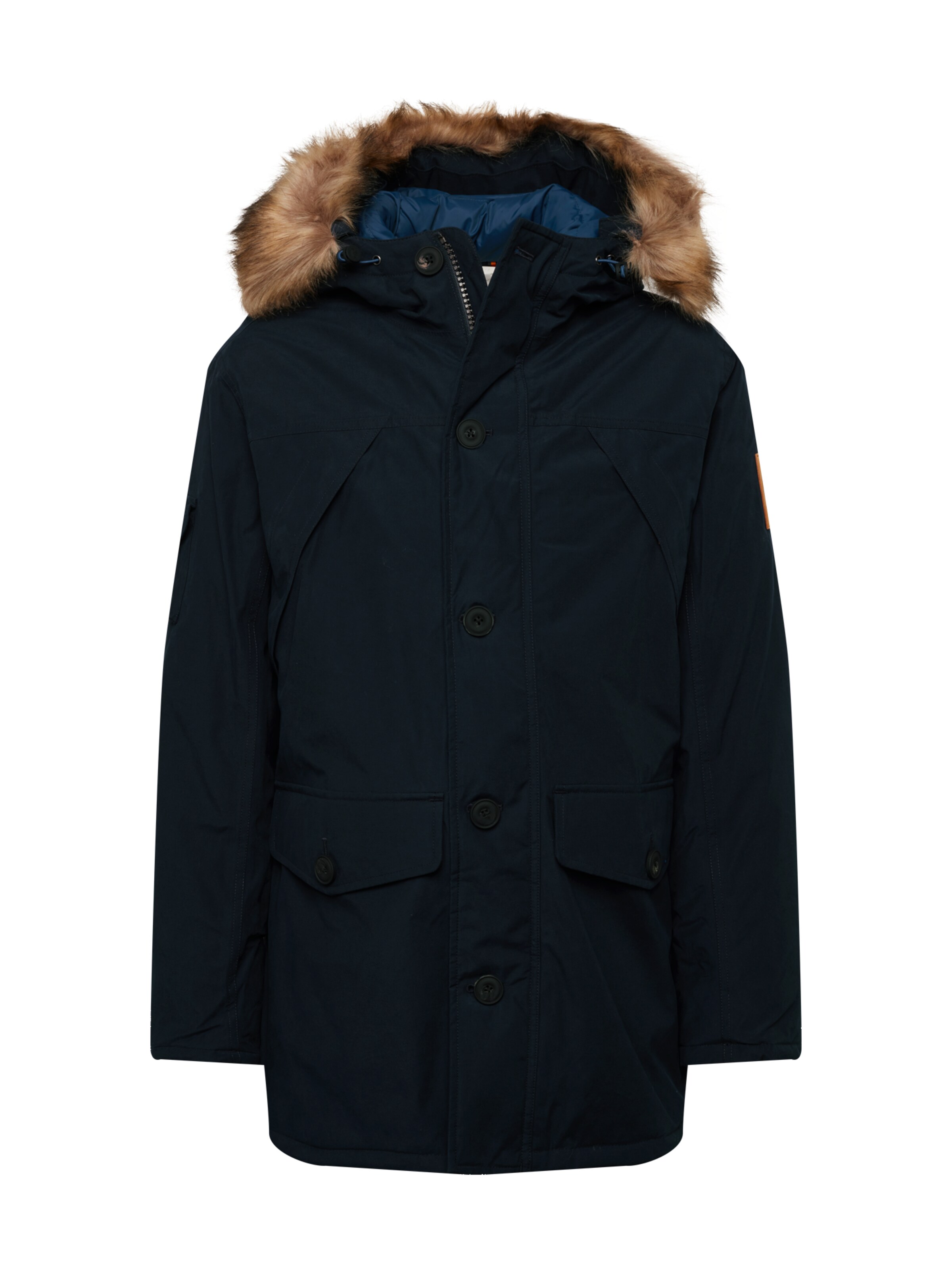 blue timberlands with fur