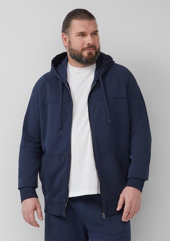 Veste de survêtement s.Oliver en bleu : devant