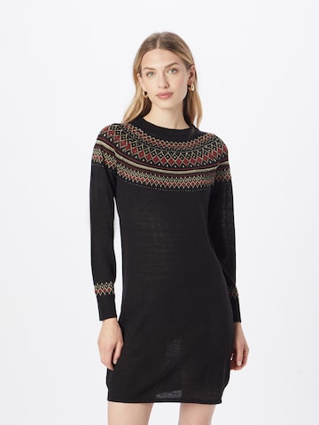 ABOUT YOU Knitted dress 'Tamina' in Black: front