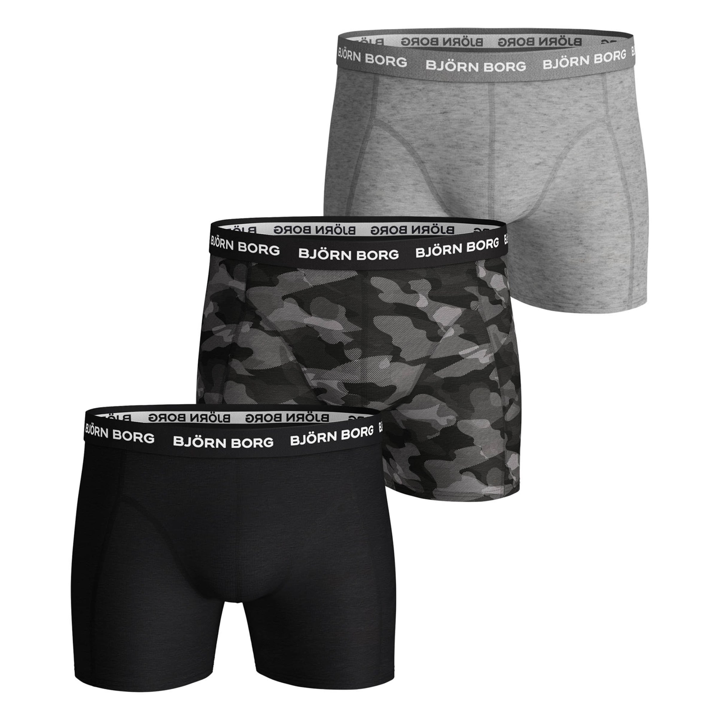 BJÖRN BORG Sports underpants in Grey: front
